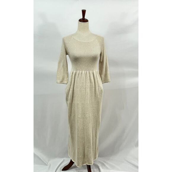 MORPH KNITWEAR Sz XS Soft Knit 100% Silk Midi Saoirse Dress - Picture 5 of 10